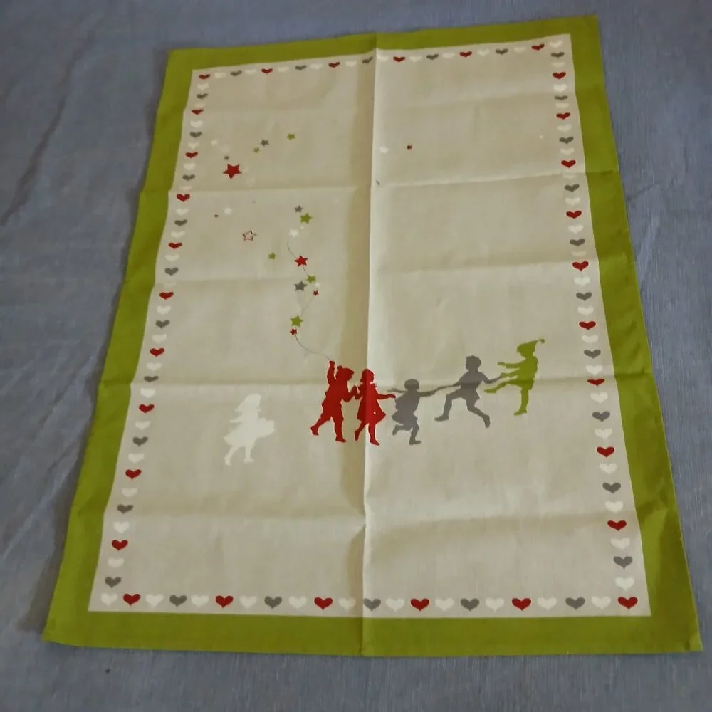 Fancoise Saget 2 x Kitchen Towels Winter Theme New